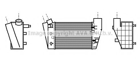 AIA4188 AVA+QUALITY+COOLING Intercooler, charger
