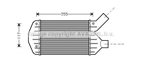AL4066 AVA+QUALITY+COOLING Intercooler, charger