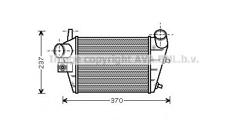 AL4085 AVA+QUALITY+COOLING Intercooler, charger