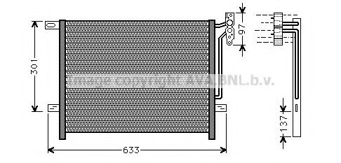 BW5397 AVA+QUALITY+COOLING Condenser, air conditioning