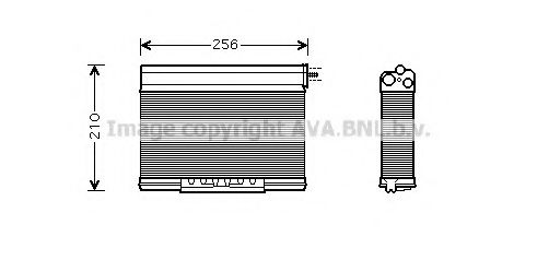 BW6261 AVA+QUALITY+COOLING Heat Exchanger, interior heating