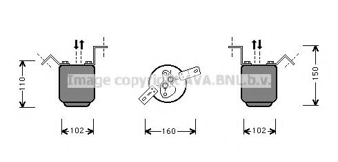 BWD225 AVA+QUALITY+COOLING Brake System Wheel Brake Cylinder
