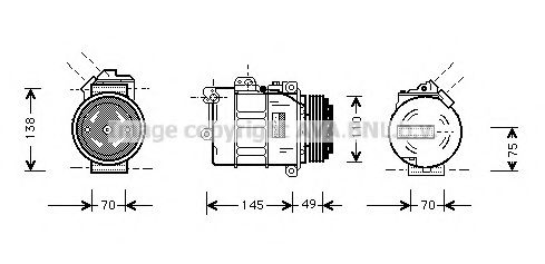 BWK181 AVA+QUALITY+COOLING Brake System Wheel Brake Cylinder