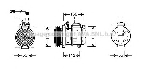 BWK228 AVA+QUALITY+COOLING Wheel Brake Cylinder