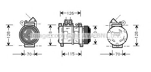 BWK229 AVA+QUALITY+COOLING Brake System Wheel Brake Cylinder
