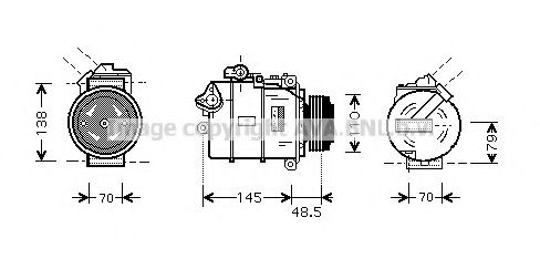 BWK309 AVA+QUALITY+COOLING Wheel Suspension Wheel Bearing Kit