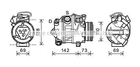 BWK452 AVA+QUALITY+COOLING Wheel Bearing Kit