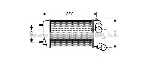 CN4212 AVA+QUALITY+COOLING Intercooler, charger
