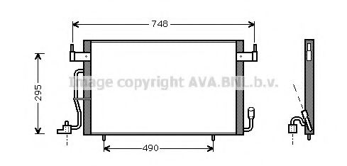 CN5166 AVA+QUALITY+COOLING Condenser, air conditioning