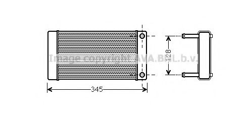 CN6265 AVA+QUALITY+COOLING Heat Exchanger, interior heating