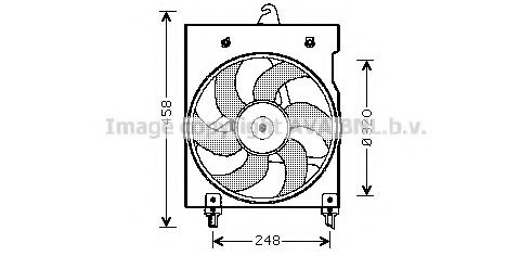 CN7524 AVA+QUALITY+COOLING Cooling System Fan, radiator
