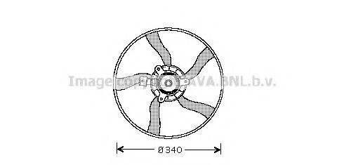 CN7532 AVA+QUALITY+COOLING Fan, radiator