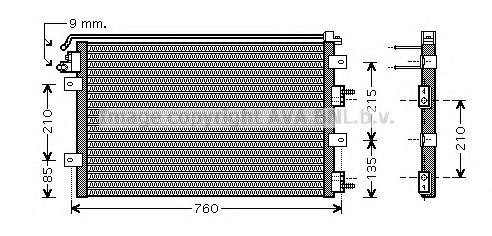 CR5078 AVA+QUALITY+COOLING Air Conditioning Condenser, air conditioning