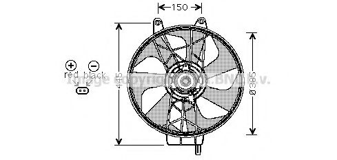 CR7506 AVA+QUALITY+COOLING Wheel Suspension Wheel Bearing Kit