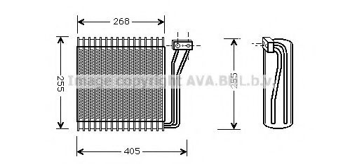 CRV041 AVA+QUALITY+COOLING Evaporator, air conditioning