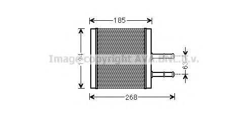 CT6042 AVA+QUALITY+COOLING Heat Exchanger, interior heating