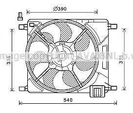 CT7501 AVA+QUALITY+COOLING Fan, radiator