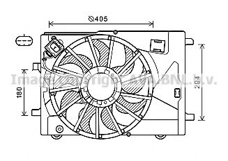 CT7502 AVA+QUALITY+COOLING Cooling System Fan, radiator