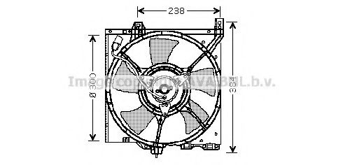 DN7501 AVA+QUALITY+COOLING Fan, radiator