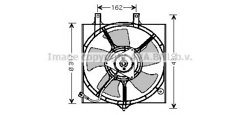 DN7510 AVA+QUALITY+COOLING Fan, radiator
