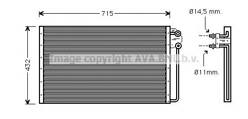 FD5237 AVA+QUALITY+COOLING Air Conditioning Condenser, air conditioning