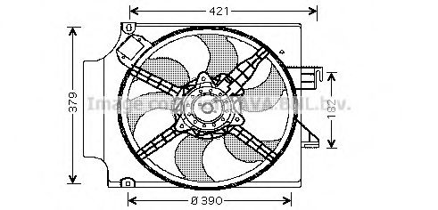 FD7513 AVA+QUALITY+COOLING Cooling System Fan, radiator