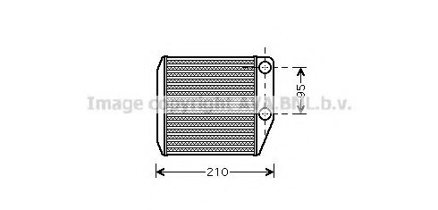 FT6313 AVA+QUALITY+COOLING Heat Exchanger, interior heating