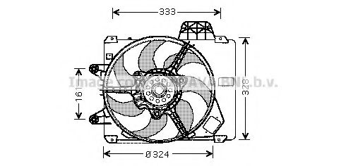FT7286 AVA+QUALITY+COOLING Fan, radiator