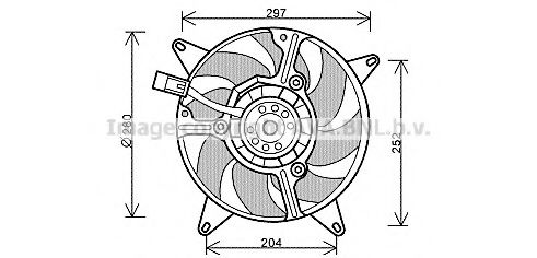 FT7544 AVA+QUALITY+COOLING Cooling System Fan, radiator
