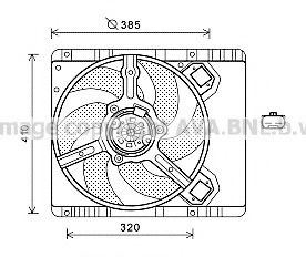 FT7577 AVA+QUALITY+COOLING Fan, radiator