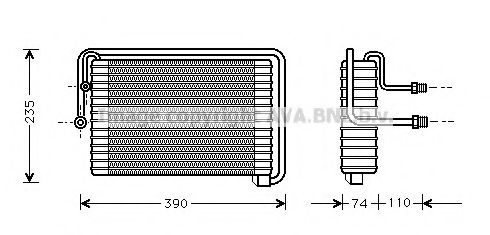 FTV021 AVA+QUALITY+COOLING Evaporator, air conditioning