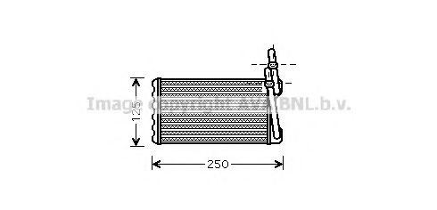 HD6203 AVA+QUALITY+COOLING Heat Exchanger, interior heating