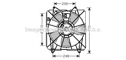 HD7525 AVA+QUALITY+COOLING Cooling System Fan, radiator