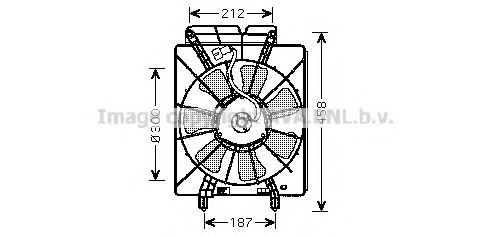 HD7533 AVA+QUALITY+COOLING Fan, radiator