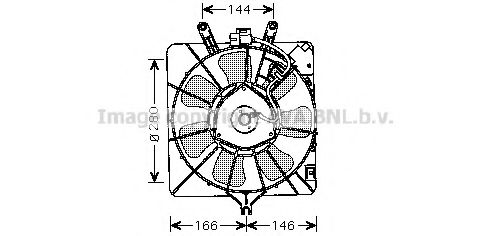 HD7535 AVA+QUALITY+COOLING Fan, radiator