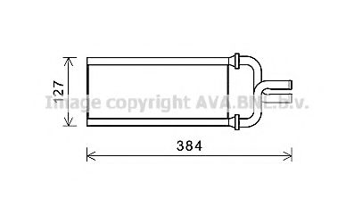 HDA6292 AVA+QUALITY+COOLING Heat Exchanger, interior heating