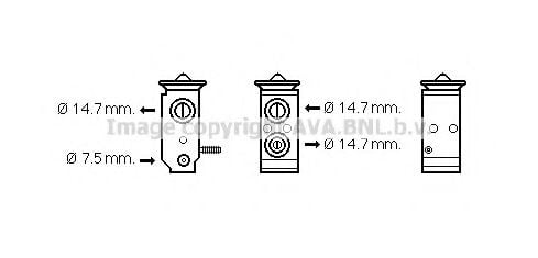 HY1300 AVA+QUALITY+COOLING Expansion Valve, air conditioning
