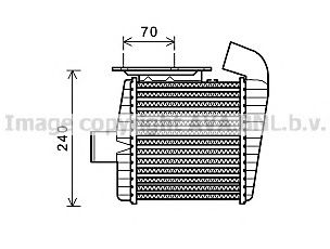 HY4231 AVA+QUALITY+COOLING Intercooler, charger
