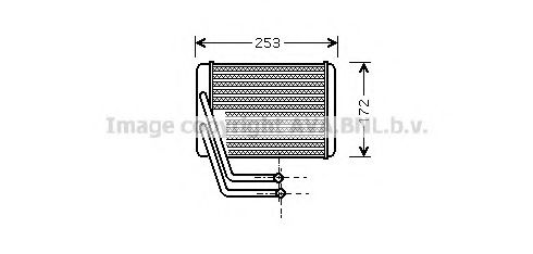 HY6144 AVA+QUALITY+COOLING Heat Exchanger, interior heating