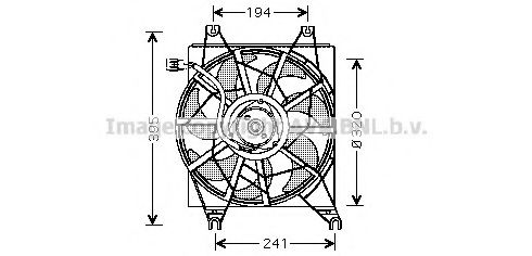 HY7502 AVA+QUALITY+COOLING Cooling System Fan, radiator
