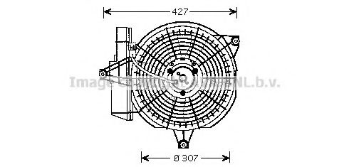 HY7515 AVA+QUALITY+COOLING Fan, A/C condenser