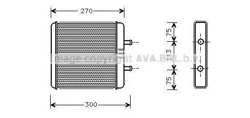 IV6048 AVA+QUALITY+COOLING Heat Exchanger, interior heating