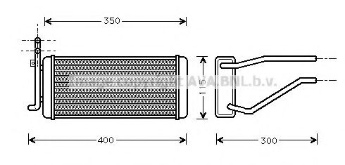JR6005 AVA+QUALITY+COOLING Heat Exchanger, interior heating