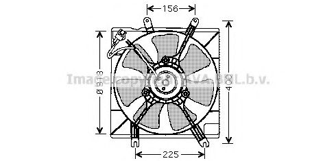 KA7502 AVA+QUALITY+COOLING Fan, radiator