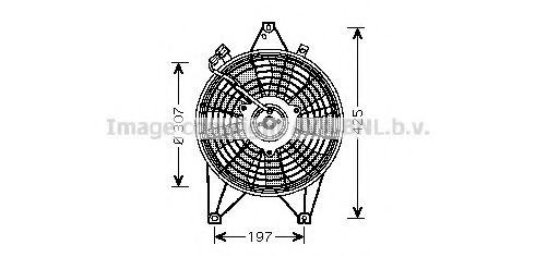 KA7511 AVA+QUALITY+COOLING Fan, A/C condenser