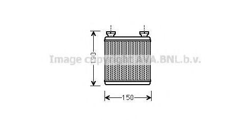 MC6014 AVA+QUALITY+COOLING Heat Exchanger, interior heating
