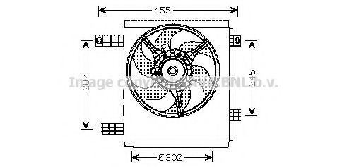 MC7501 AVA+QUALITY+COOLING Fan, radiator