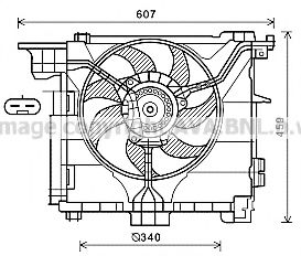 MC7507 AVA+QUALITY+COOLING Cooling System Fan, radiator