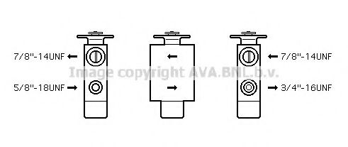 MS1101 AVA+QUALITY+COOLING Air Conditioning Expansion Valve, air conditioning