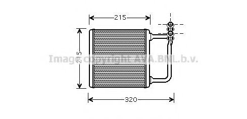 MS6451 AVA+QUALITY+COOLING Heat Exchanger, interior heating